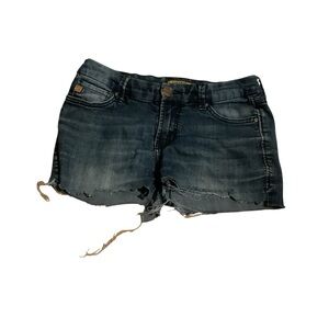 Dear John Black Jean Shorts Distressed Cut-Off‎ Style